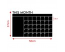 Monthly Calendar Chalkboard Wall stickers